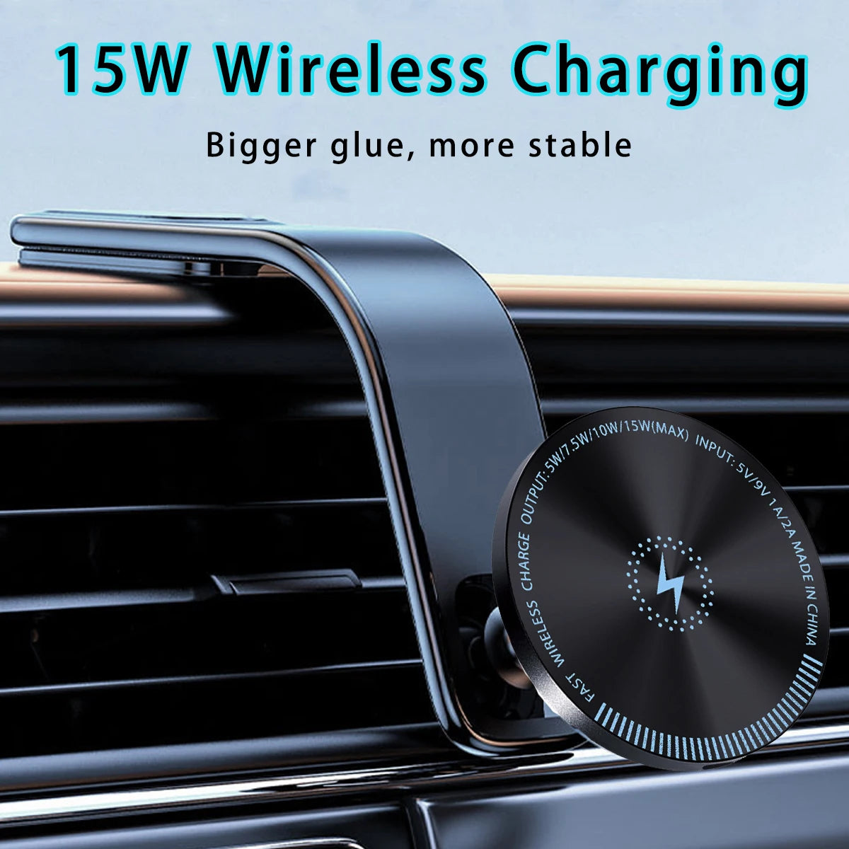 soporte magnetico premium para celular de auto compatible con iphone magsafe y android