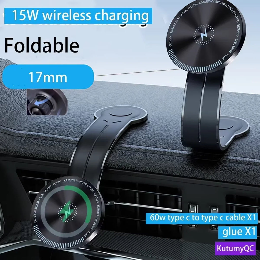 soporte magnetico premium para celular de auto compatible con iphone magsafe y android