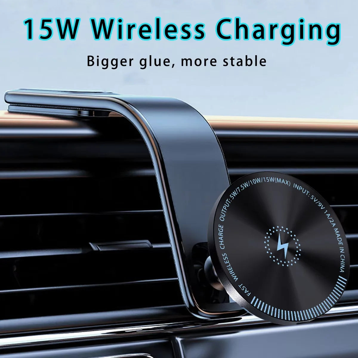 soporte magnetico premium para celular de auto compatible con iphone magsafe y android