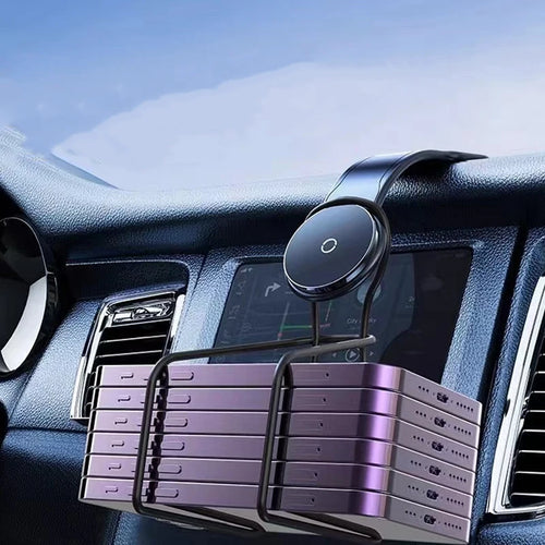 soporte magnetico premium para celular de auto compatible con iphone magsafe y android