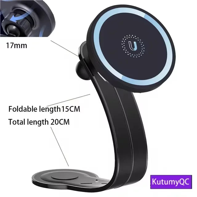 soporte magnetico premium para celular de auto compatible con iphone magsafe y android